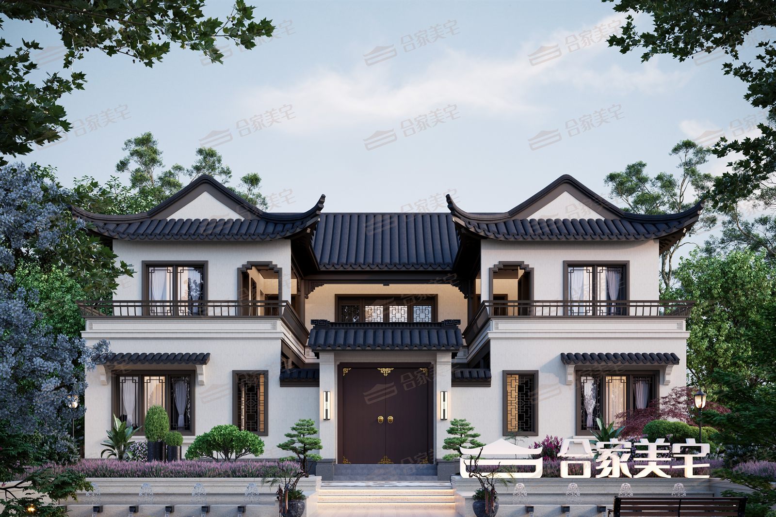 乡墅案例 HJ-2-42 效果图